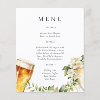 Menu Printing